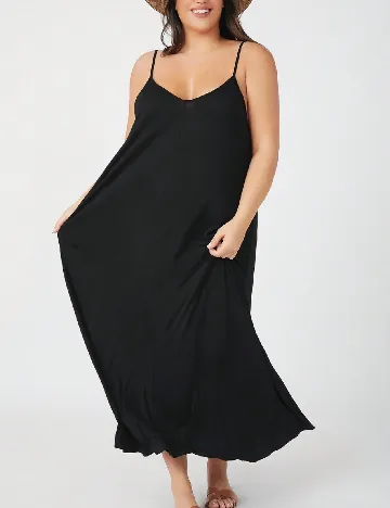 Rochie lunga SHEIN CURVE, negru