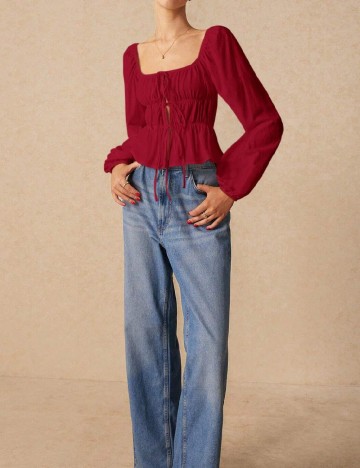 Bluza SHEIN, rosu