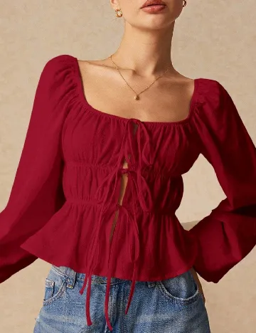 Bluza SHEIN, rosu