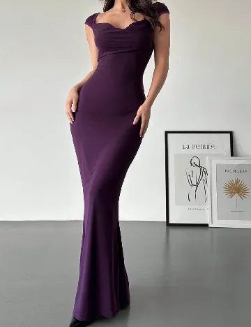 Rochie lunga SHEIN, mov