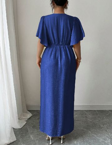 Rochie medie SHEIN CURVE, albastru