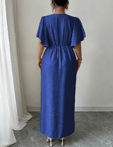 Rochie medie SHEIN CURVE, albastru