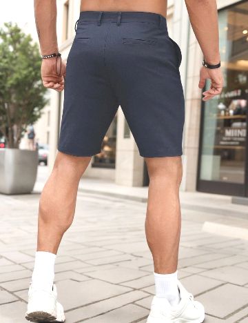 Pantaloni scurti SHEIN, albastru