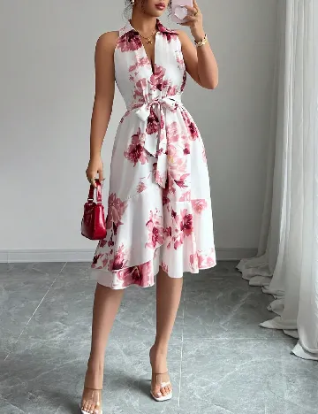 Rochie scurta SHEIN, floral print