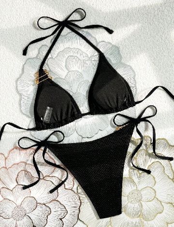 Costum de baie SHEIN, negru