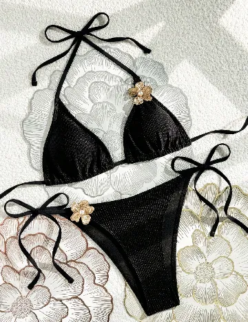 Costum de baie SHEIN, negru