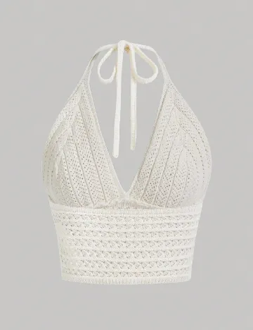 Top SHEIN, crem