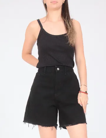 Pantaloni scurti SHEIN, negru