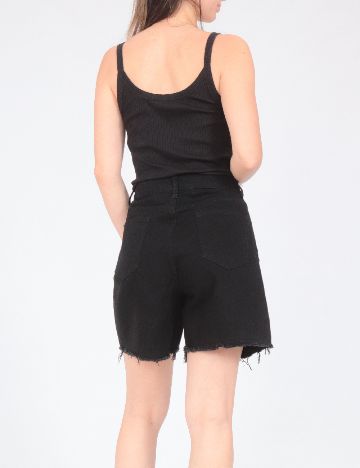 Pantaloni scurti SHEIN, negru