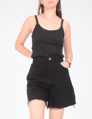 Pantaloni scurti SHEIN, negru