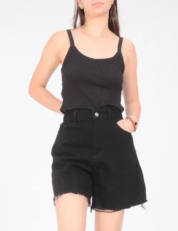 Pantaloni scurti SHEIN, negru