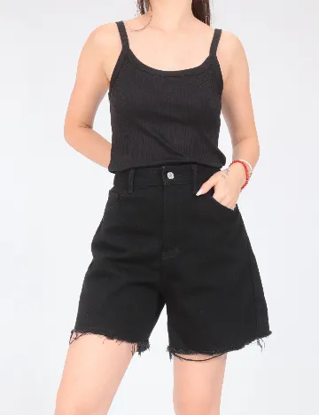 Pantaloni scurti SHEIN, negru