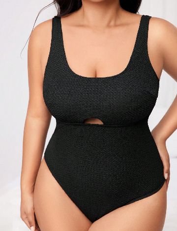 Costum de baie SHEIN CURVE, negru