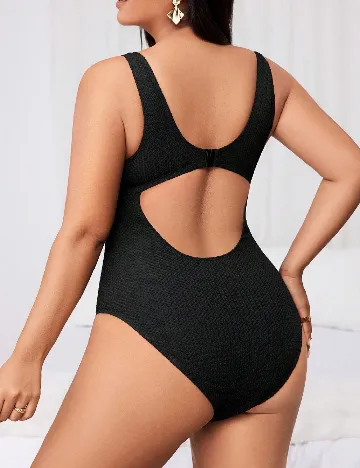 Costum de baie SHEIN CURVE, negru