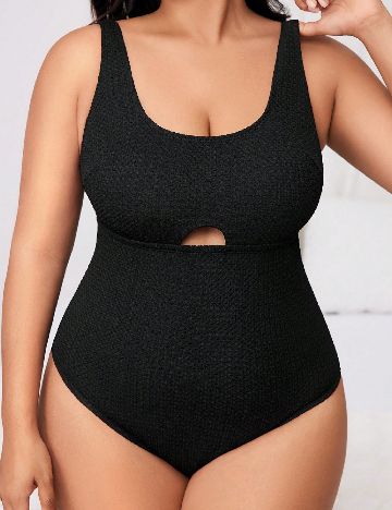 Costum de baie SHEIN CURVE, negru