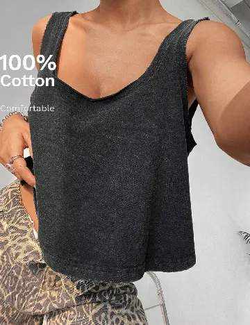 Top SHEIN, gri