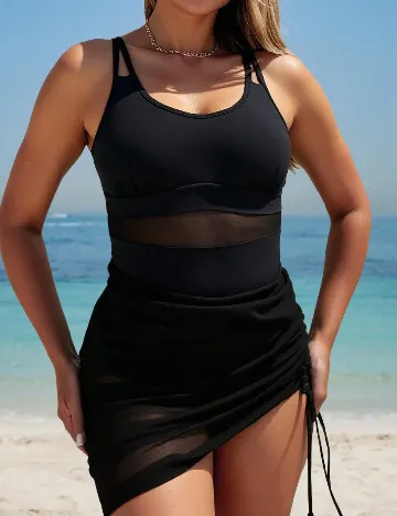 Costum de baie SHEIN, negru