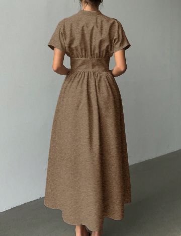 Rochie lunga SHEIN, maro