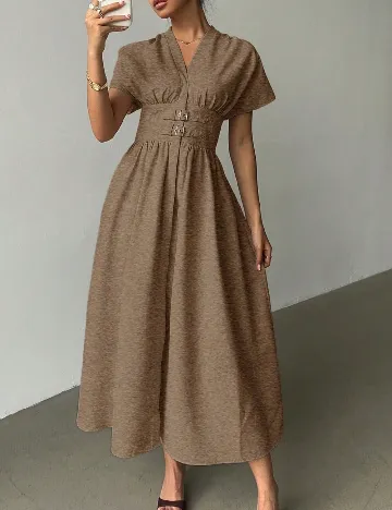Rochie lunga SHEIN, maro