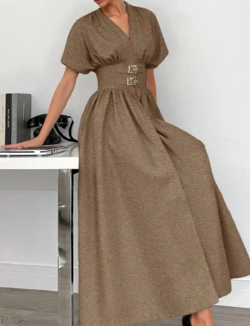 Rochie lunga SHEIN, maro