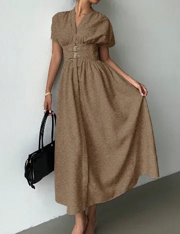 Rochie lunga SHEIN, maro