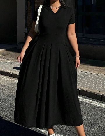 Rochie lunga SHEIN CURVE, negru