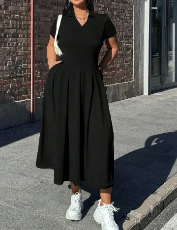 Rochie lunga SHEIN CURVE, negru