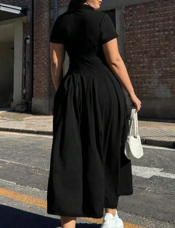 Rochie lunga SHEIN CURVE, negru