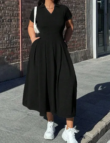 Rochie lunga SHEIN CURVE, negru