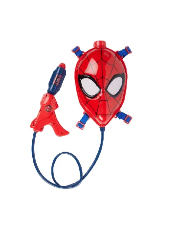 Pistol cu apa cu rezervor tip ghiozdan Marvel, rosu