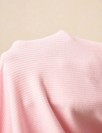 Rochie medie Poeselle, roz deschis