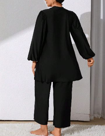 Costum de baie SHEIN CURVE, negru