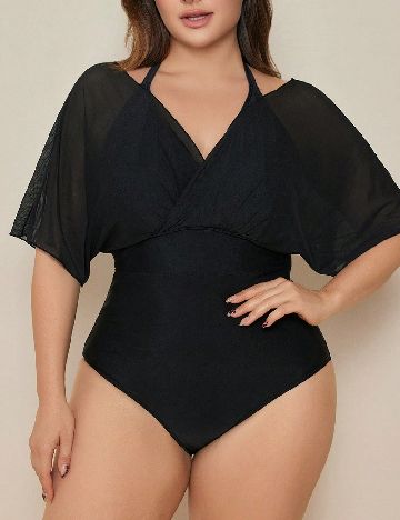 Costum de baie SHEIN CURVE, negru