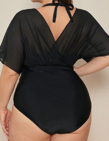 Costum de baie SHEIN CURVE, negru