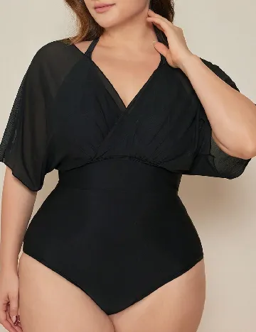 Costum de baie SHEIN CURVE, negru