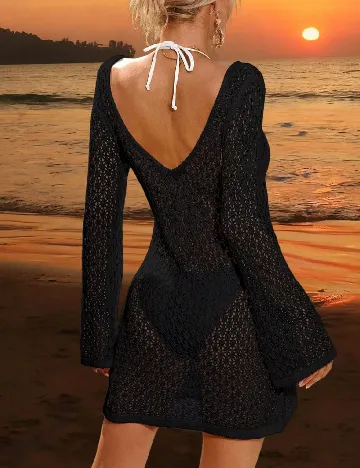 Rochie de plaja SHEIN, negru