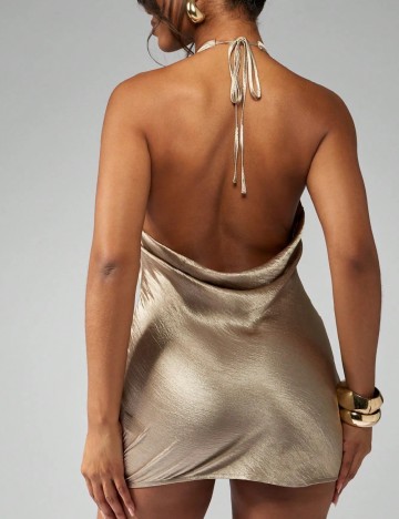 Rochie scurta Missguided, bej