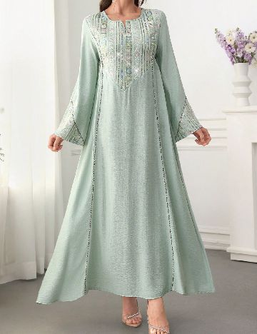 Rochie lunga SHEIN, verde