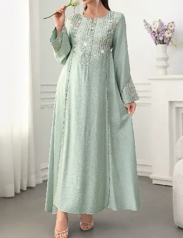 Rochie lunga SHEIN, verde