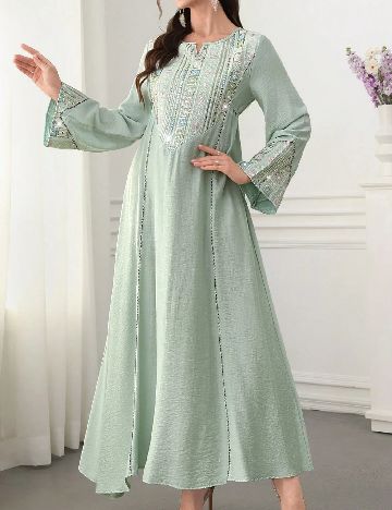 Rochie lunga SHEIN, verde