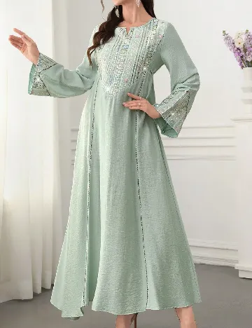 Rochie lunga SHEIN, verde