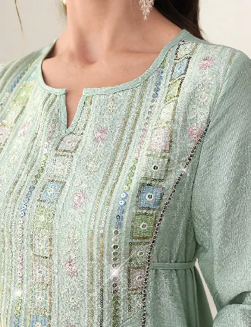 Rochie lunga SHEIN, verde
