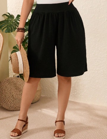 Set Pantaloni scurti 2 perechi SHEIN CURVE, mix culori