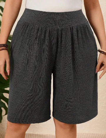Set Pantaloni scurti 2 perechi SHEIN CURVE, mix culori