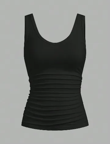Set Maiou si Bluza SHEIN, alb/negru