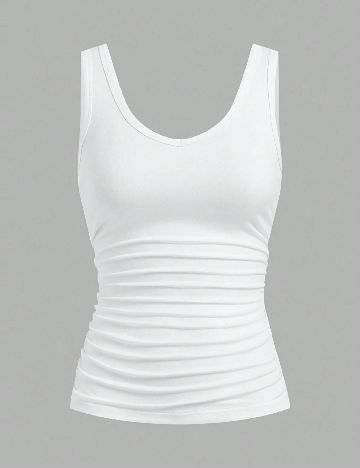 Set Maiou si Bluza SHEIN, alb/negru