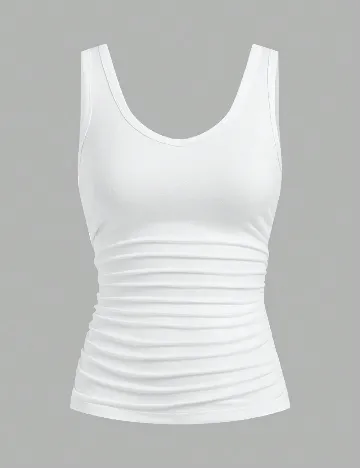 Set Maiou si Bluza SHEIN, alb/negru