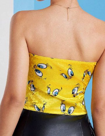Top SHEIN, galben