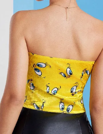 Top SHEIN, galben