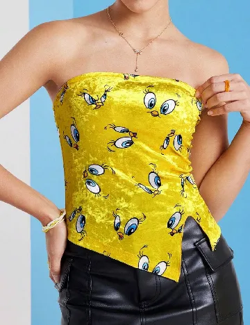 Top SHEIN, galben